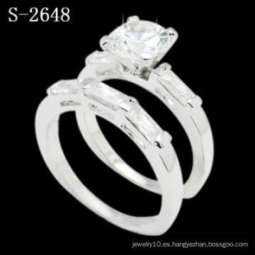 Anillo de diamantes de plata de moda 925 (S-2648. JPG)